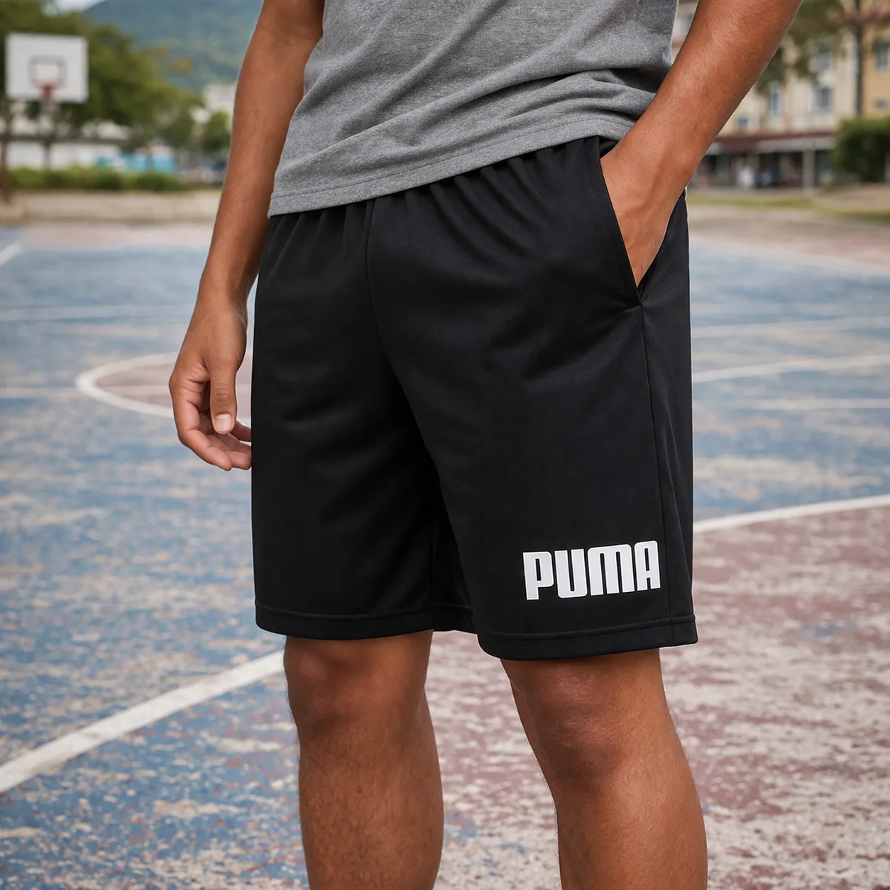 Puma ESS Big No 1 Logo Shorts