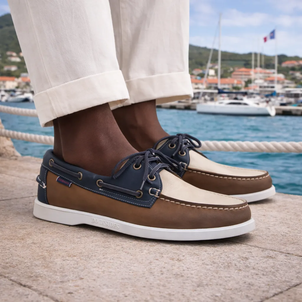 Sebago Docksides Portland Multiple Fossil