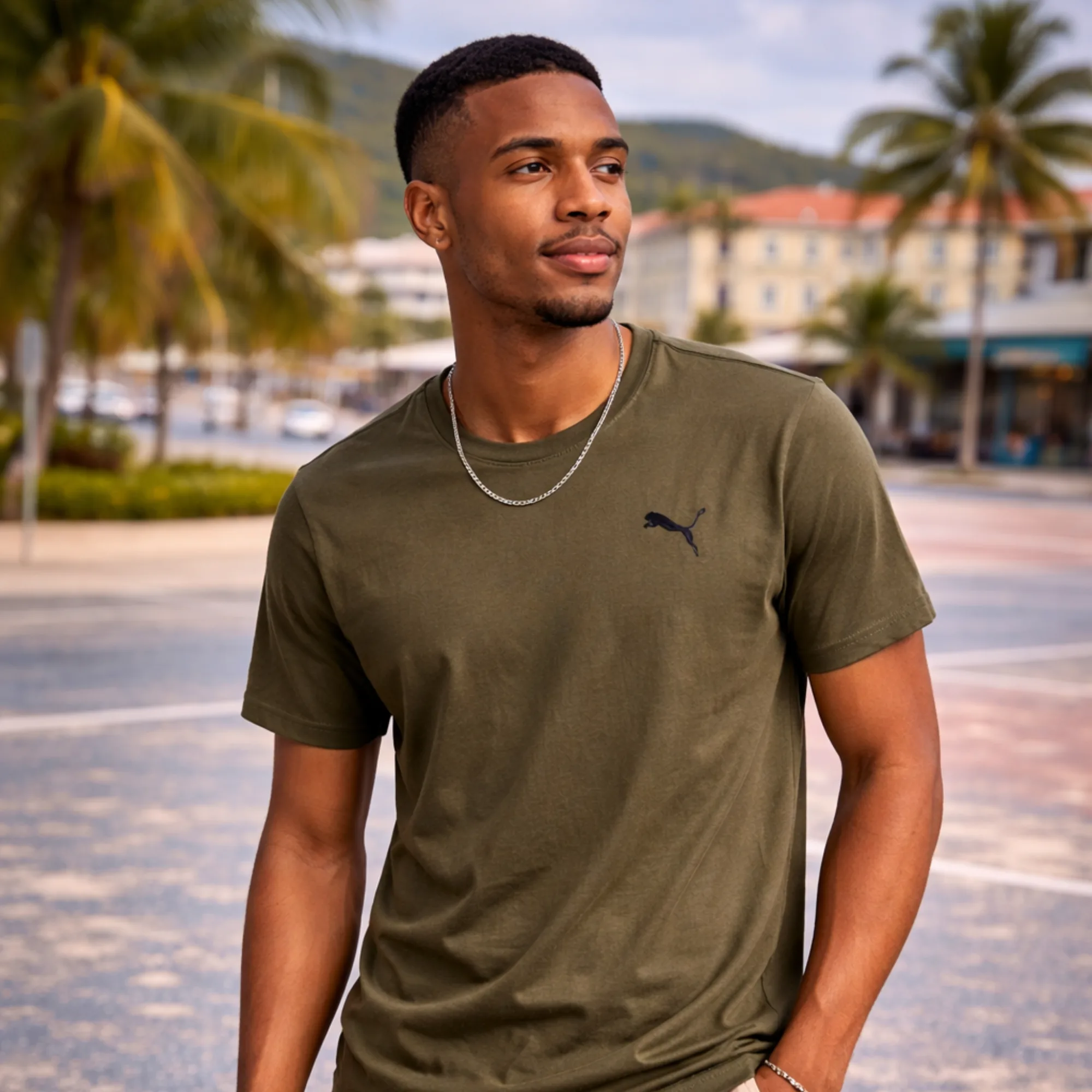 Puma TAD Essentials Solid Cat Tee