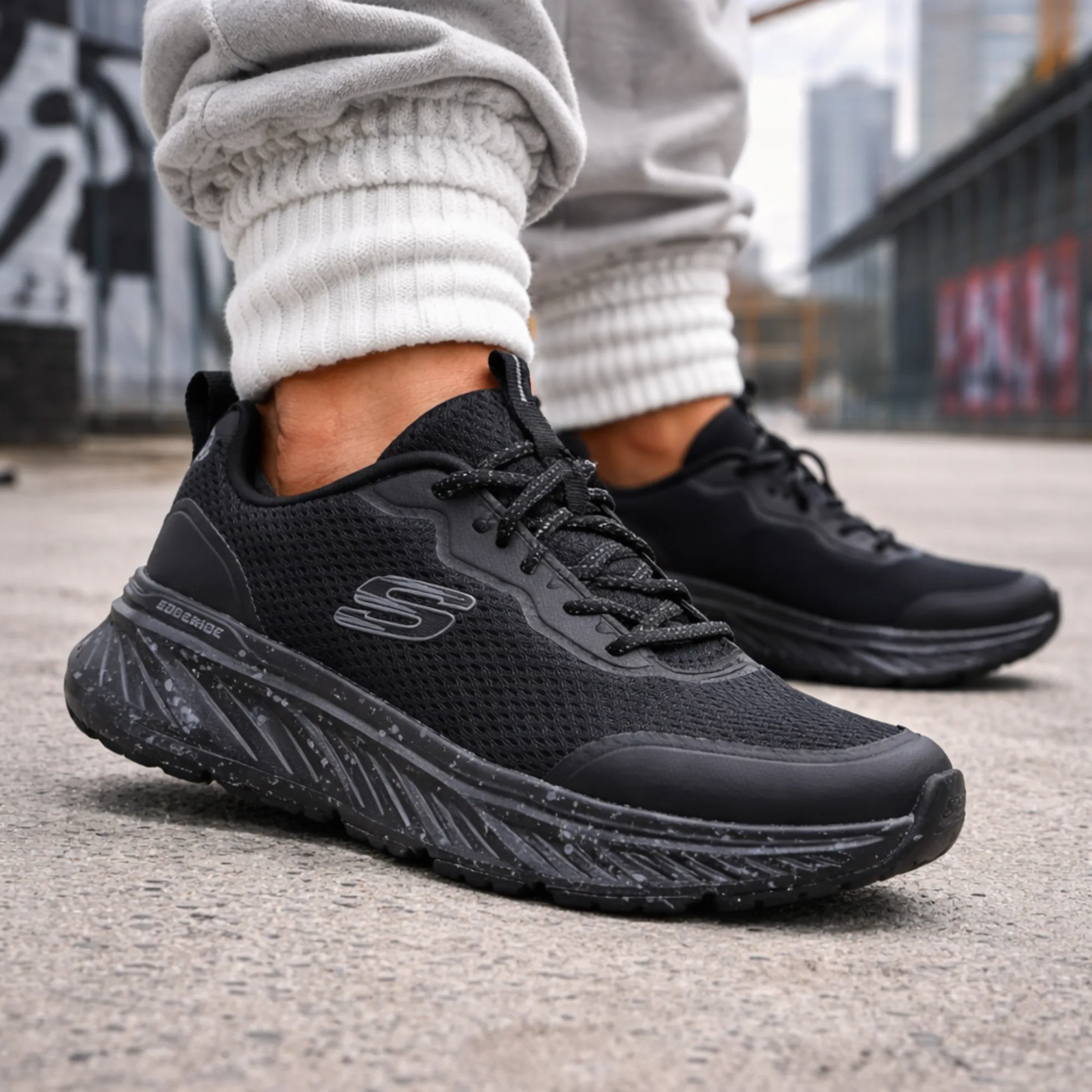 Skechers Edgeride Smooth Journey Black