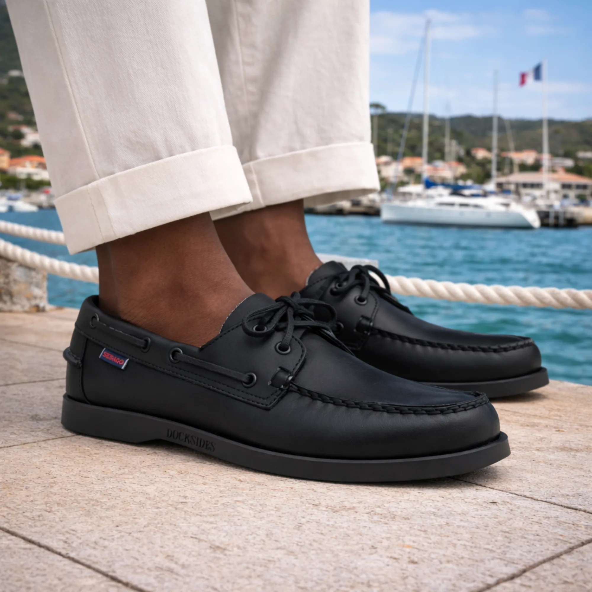 Sebago Docksides Portland Black